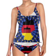 Republic Germany Deutschland Map Tankini Set by Sapixe