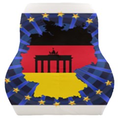 Republic Germany Deutschland Map Car Seat Back Cushion  by Sapixe