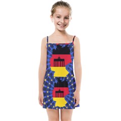 Republic Germany Deutschland Map Kids  Summer Sun Dress by Sapixe