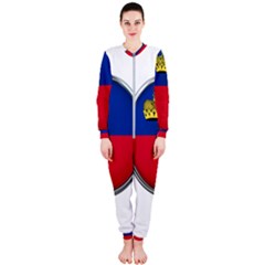 Lithuania Flag Country Symbol Onepiece Jumpsuit (ladies)  by Sapixe