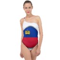 Lithuania Flag Country Symbol Classic One Shoulder Swimsuit View1