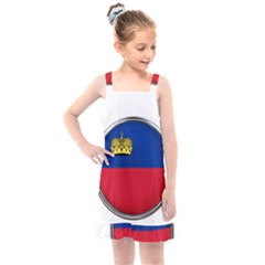 Lithuania Flag Country Symbol Kids  Overall Dress by Sapixe