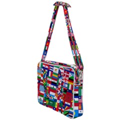 Flags Countries International Cross Body Office Bag by Sapixe