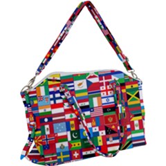 Flags Countries International Canvas Crossbody Bag by Sapixe