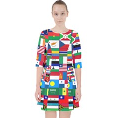 Flags Countries International Pocket Dress