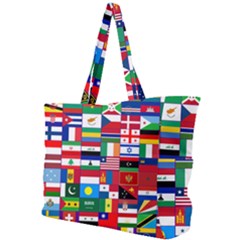 Flags Countries International Simple Shoulder Bag by Sapixe