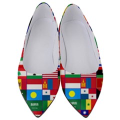 Flags Countries International Women s Low Heels by Sapixe