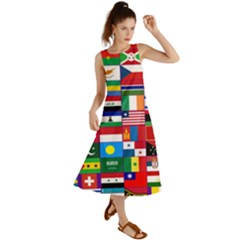 Flags Countries International Summer Maxi Dress