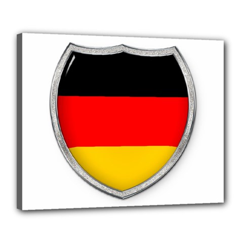 Flag German Germany Country Symbol Canvas 20  X 16  (stretched) by Sapixe