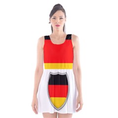 Flag German Germany Country Symbol Scoop Neck Skater Dress by Sapixe