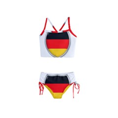 Flag German Germany Country Symbol Girls  Tankini Swimsuit by Sapixe