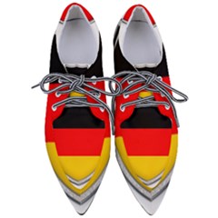 Flag German Germany Country Symbol Pointed Oxford Shoes by Sapixe