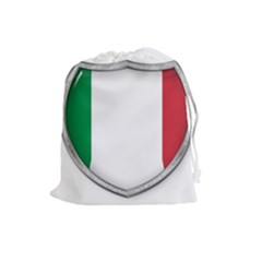 Flag Italy Country Italian Symbol Drawstring Pouch (large)