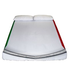 Flag Italy Country Italian Symbol Fitted Sheet (king Size) by Sapixe