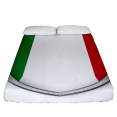 Flag Italy Country Italian Symbol Fitted Sheet (california King Size) by Sapixe