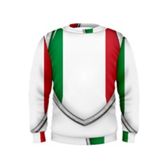 Flag Italy Country Italian Symbol Kids  Sweatshirt by Sapixe