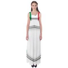 Flag Italy Country Italian Symbol Empire Waist Maxi Dress by Sapixe