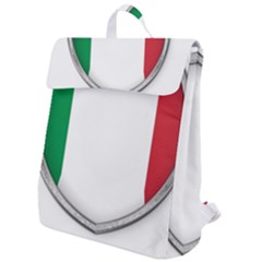 Flag Italy Country Italian Symbol Flap Top Backpack by Sapixe