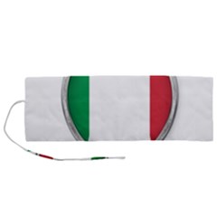 Flag Italy Country Italian Symbol Roll Up Canvas Pencil Holder (m)