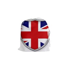 Flag Union Jack Uk British Symbol Drawstring Pouch (small) by Sapixe