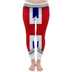 Flag Union Jack Uk British Symbol Classic Winter Leggings by Sapixe