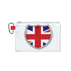 Flag Union Jack Uk British Symbol Canvas Cosmetic Bag (small) by Sapixe