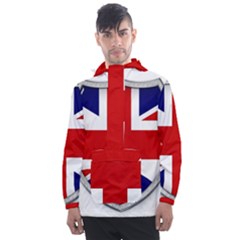 Flag Union Jack Uk British Symbol Men s Front Pocket Pullover Windbreaker by Sapixe