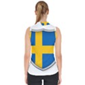 Flag Sweden Country Swedish Symbol Mock Neck Shell Top View2