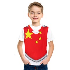 Flag China Country Nation Asia Kids  Sportswear by Sapixe