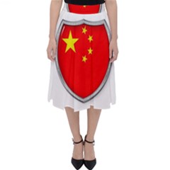 Flag China Country Nation Asia Classic Midi Skirt by Sapixe