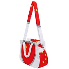 Flag China Country Nation Asia Rope Handles Shoulder Strap Bag by Sapixe