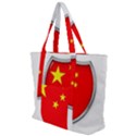 Flag China Country Nation Asia Zip Up Canvas Bag View1