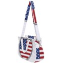 Flag Usa America American National Rope Handles Shoulder Strap Bag View1