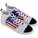 Flag Usa America American National Men s Mid-Top Canvas Sneakers View3