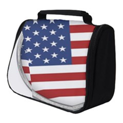 Flag Usa America American National Full Print Travel Pouch (small) by Sapixe