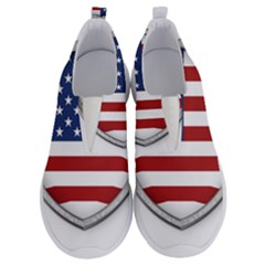 Flag Usa America American National No Lace Lightweight Shoes by Sapixe