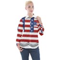 Flag Usa America American National Women s Long Sleeve Pocket Shirt View1