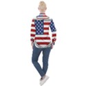 Flag Usa America American National Women s Long Sleeve Pocket Shirt View2