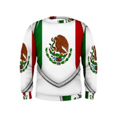 Flag Mexico Country National Kids  Sweatshirt by Sapixe