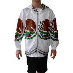 Flag Mexico Country National Kids  Hooded Windbreaker by Sapixe