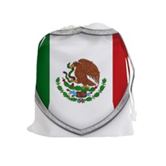 Flag Mexico Country National Drawstring Pouch (xl) by Sapixe