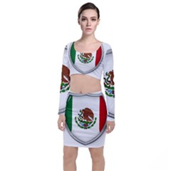 Flag Mexico Country National Top And Skirt Sets by Sapixe