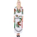 Flag Mexico Country National Quarter Sleeve Wrap Maxi Dress View1