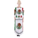 Flag Mexico Country National Quarter Sleeve Wrap Maxi Dress View2