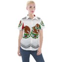 Flag Mexico Country National Women s Short Sleeve Pocket Shirt View1