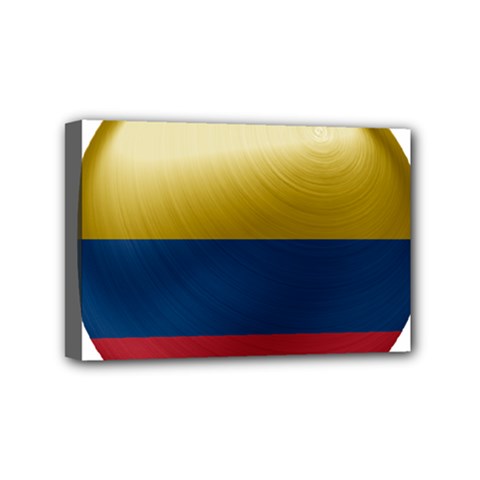 Colombia Flag Country National Mini Canvas 6  X 4  (stretched) by Sapixe