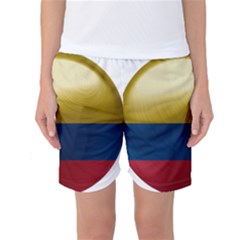 Colombia Flag Country National Women s Basketball Shorts by Sapixe