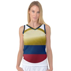 Colombia Flag Country National Women s Basketball Tank Top by Sapixe