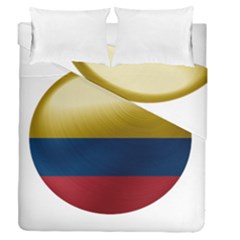 Colombia Flag Country National Duvet Cover Double Side (queen Size) by Sapixe