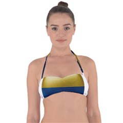 Colombia Flag Country National Halter Bandeau Bikini Top by Sapixe